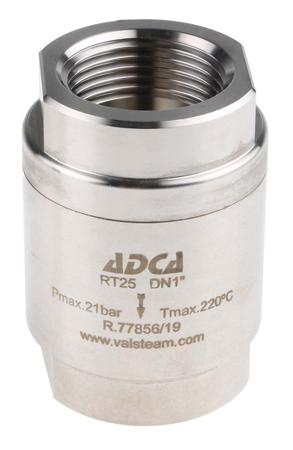 720-9282 RS Pro Stainless Steel Single Non Return Valve 1 in BSP