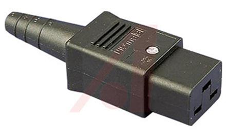 PX0599 Bulgin Cable Mount IEC Connector, 16A, 250 V