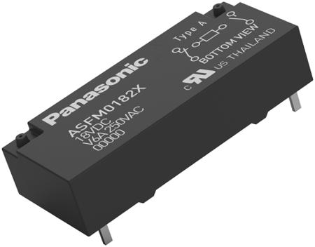 ASFM0215S Safety Relay Flat type 21VDC