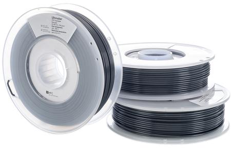 1634 Ultimaker 2.85mm Grey Co-Polyester 3D Printer Filament, 750g