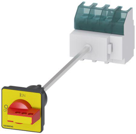 3LD2517-1TL13 Siemens 4P Pole Panel Mount Non-Fused Switch Disconnector - 63A Maximum Current, 22kW Power Rating, IP65