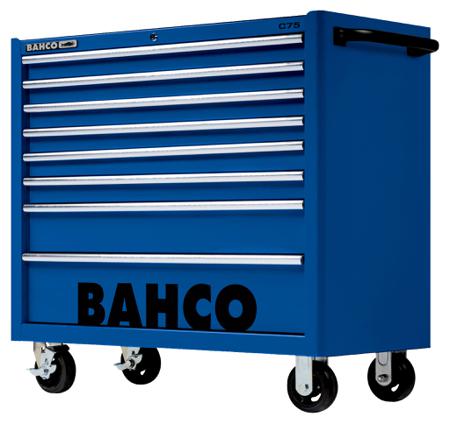 1475KXL8BLUE Bahco 8 Shelf Trolley, 986 x 501 x 1100mm, 30kg Load