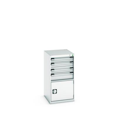 40018055-16V Bott 4 Cabinet, Steel, 1000mm x 650mm x 525mm, Light Grey