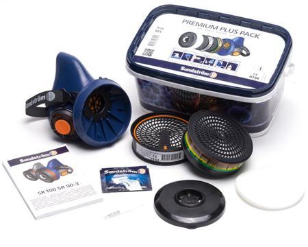 H05-0003  Sundstrom Blue Silicone Face Mask