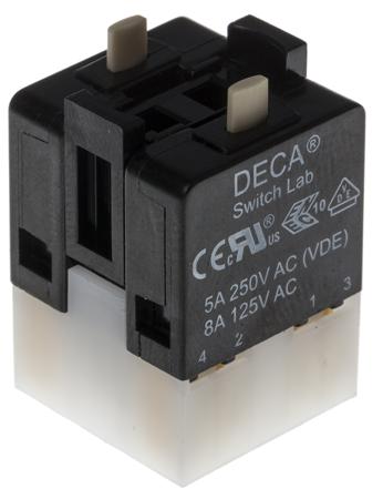 905-9852 RS PRO Contact Block for Use with 16 mm Switches, 2NO + 2NC