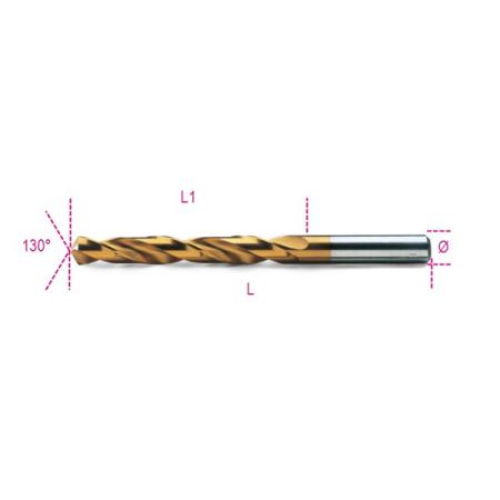 414-12-00 BETA HSS-TiN Twist Drill Bit for Metal, 12mm Diameter, 151 mm Overall