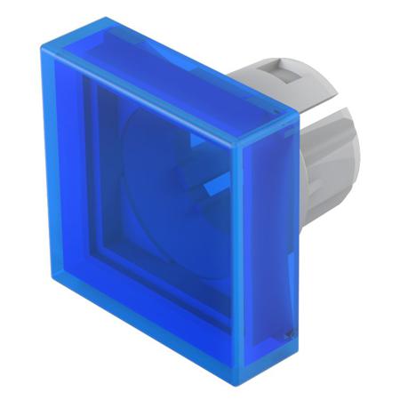 51-951.6 Indicator Lens Square Style, Blue, 15.3 Long