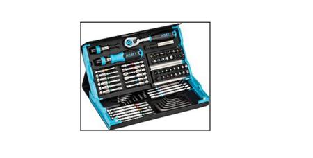 2200SC-31 HAZET Hex, Phillips, Pozidriv, Slotted, Torx Screwdriver Bit Set 73 Pieces