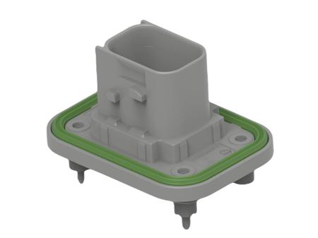 2-2378182-1 TE Connectivity 2-23781 Series Vertical Panel PCB Header, 8 Contact(s), 6 mm Pitch, 2 Row, Shrouded