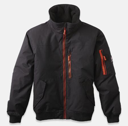 17ORTEGO1494TXL Parade ORTEGO Black, Reinforced Nylon Work Jacket, XL