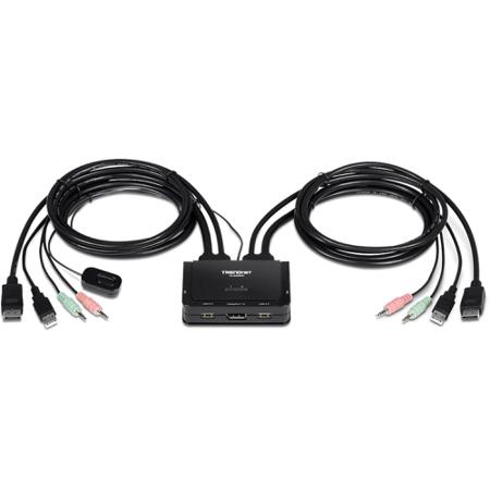 TK-220DPI 2-Port 4K DisplayPort KVM Switch