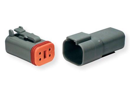 DT06-4S Deutsch DT Series, 2 Row 4 Way Plug Connector