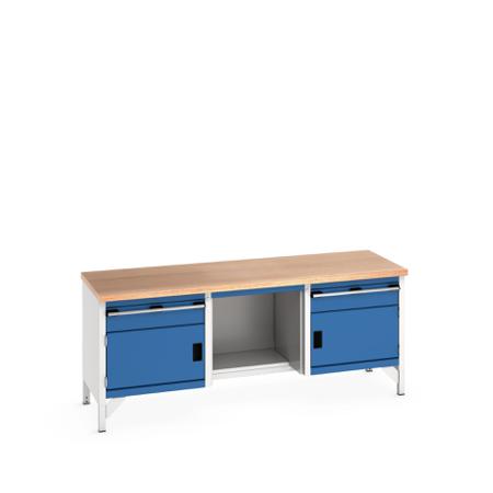 41002067-11V Bott 41002067.11V Sheet Steel Workbench, 840mm x 750mm x 2000mm