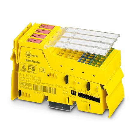 2916493 Phoenix Contact Inline IB IL Series Safety Module, 4 Safety Outputs, 24 V dc