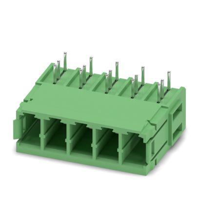 1720712 Phoenix Contact PC Series Wave Soldering Mount PCB Header, 5 Contact(s), 7.62 mm Pitch, 1 Row, Shrouded