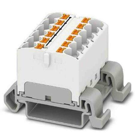 3273692 Phoenix Contact Distribution Block, 12 Way, 0.2 → 6mm², 32A, 800 V, White