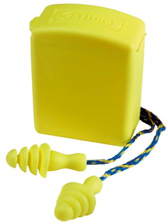 30213 Coverguard  Series Yellow Reusable Corded Ear Plugs, 30dB Rated, 50Pair Pairs