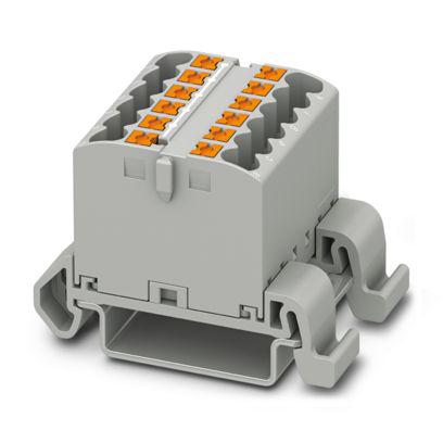 1221420 Phoenix Contact Distribution Block, 12 Way, 2.5mm², 22.5A, 440 V, Grey