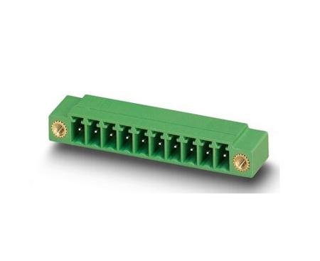 1843871 Phoenix Contact MC Series Straight Wave Soldering Mount PCB Header, 10 Contact(s), 3.5 mm Pitch, 1 Row