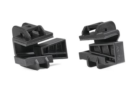 151-01188 HellermannTyton Black Cable Clamp 28.6 mm x 46.2mm, 7.9mm Max. Cable Tie Width