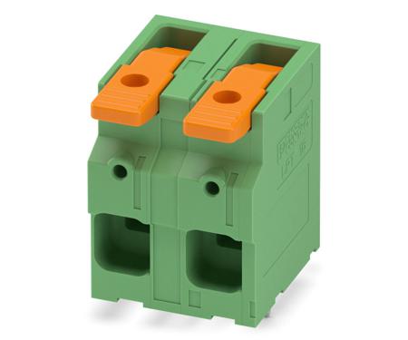 1119818 Phoenix Contact PCB Terminal Block, 2-Contact, 15mm Pitch, Through Hole Mount, 1-Row