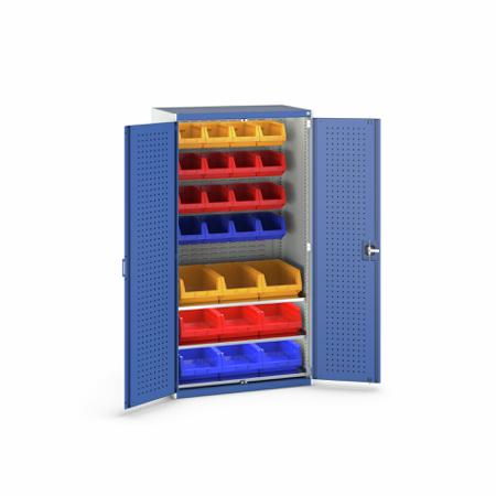 40021118-11V Bott 2 Door Steel Floor Standing Cupboard, 1050 x 650 x 2000mm