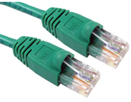 286-2989 RS PRO, 1m Cat5e, Green RJ45 to Male RJ45 Male, UTP Unshielded, Terminated PVC Sheath