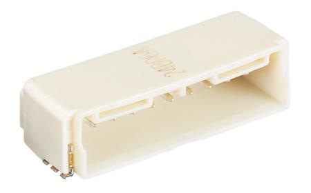 KM32A-6P-SH-W--800- Hirose KM32A Series Right Angle Surface Mount Connector, 6 Contact(s), 2 mm Pitch, 1 Row, Shrouded