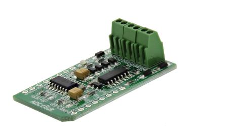 MIKROE-922 MikroElektronika ADC click Shield ADC Add On Board