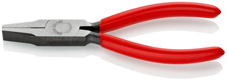 20 01 140 Knipex  Nose pliers, 140 mm Overall, Flat, Straight Tip, 28mm Jaw