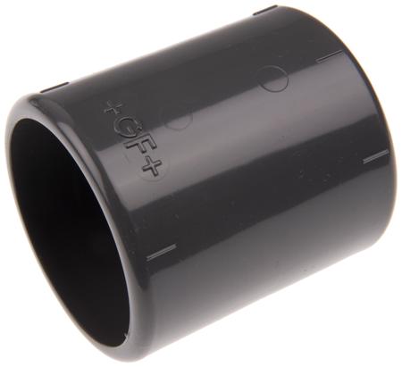 721911111 Georg Fischer Straight Equal Socket PVC Pipe Fitting, 51mm dia.