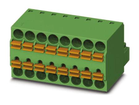 1772621 Phoenix Contact, 3.5mm Pitch, TFMC 1.5/ 3-ST-3.5, 3 Way, Pluggable Terminal Block, Plug, Cable Mount, Spring Cage