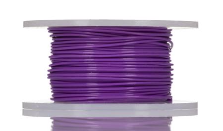 5854/7 VI005 Alpha Wire Hook-up Wire TEFLON Series Purple 0.23 mm² PTFE Equipment Wire, 24 AWG, 7/0.20 mm, 30m, PTFE Insulation,