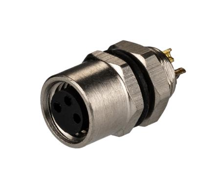 208-0571 RS PRO Panel Mount Circular Connectors, 3 Contacts, M8 Connector