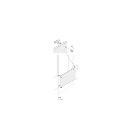 1STQ002015B0000 ABB PPFB Series RAL 7035 Light Grey Pickled Steel Sheet Operating Panel, 350mm H, 400mm W, 400mm L, for Use with