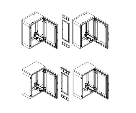 NSYSUPLA4TG Schneider Electric PanelSeT Series Accessory Kit for Use with Thalassa PLA