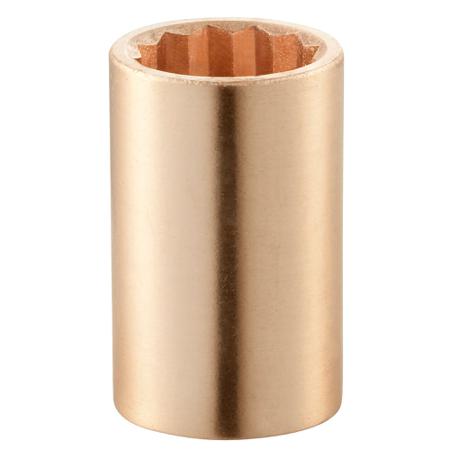 S.7/16SR Facom 1/2 in Drive 7/16in Standard Socket, 12 point, 40 mm Overall Length