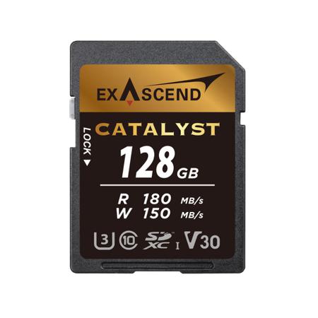 EX128GSDU1 Exascend 128 GB SDXC SD Card, Class 10, UHS-1 (U3), V30