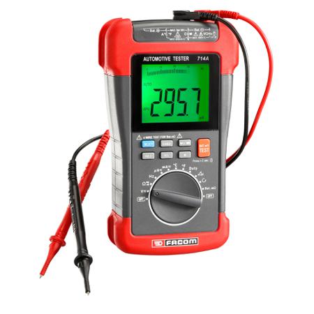 714APF Facom  Handheld Multimeter, 400mA ac Max, 400mA dc Max, 600V ac Max