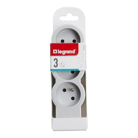 049496 Legrand 3 Socket Type E - French Extension Lead