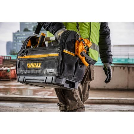 DWST82990-1 DeWALT Fabric Tool Bag with Shoulder Strap 250mm x 450mm x 350mm