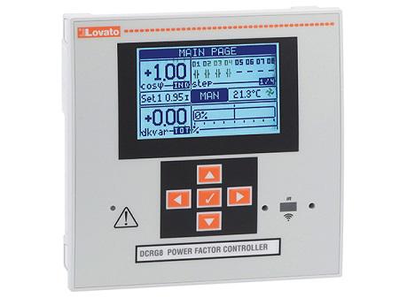 DCRG8 Lovato Current, Temperature, Voltage Monitoring Relay, 3, 3+N Phase, 7PST-NO, SPDT