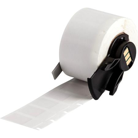 M6-17-417 Brady B-417 White, Transparent Label, 12.70mm Width, 9.53mm Height, 500 Qty