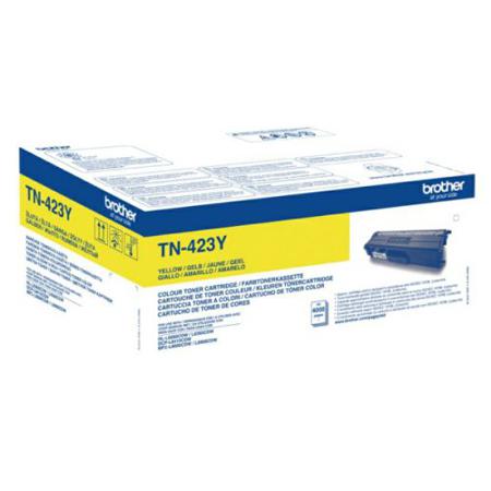 TN423Y Brother  Yellow Toner Cartridge, Brother Compatible