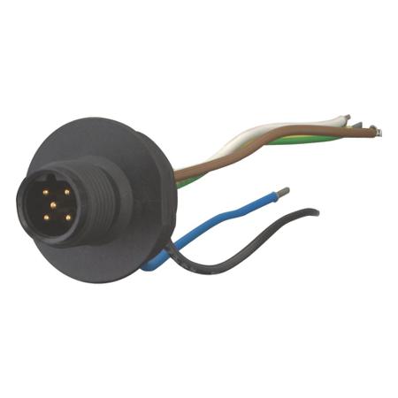 272203-M12B5 Eaton Circular Connector, 5 Contacts, Socket Mount, M12 Connector, Socket, Female, IP66, M12 Series