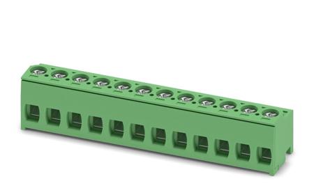 1755680 Phoenix Contact, 5mm Pitch, PT 1.5/12-PH-5.0, 12 Way, Pluggable Terminal Block, Plug, Screw Termination,