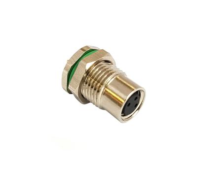 PXMBNI08RPF04APC Bulgin Circular Connector, 4 Contacts, Rear, M8 Connector, Socket, Female, IP67, Buccaneer M8 Series