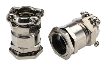 52004310-52004310 Lapp PG16 Metallic Nickel Plated Brass, IP68 Cable Gland With Locknut