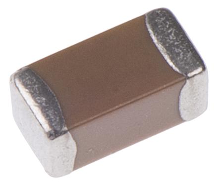 C1206C105K3RACTU KEMET 1μF Multilayer Ceramic Capacitor MLCC, 25V dc V, ±10% , SMD
