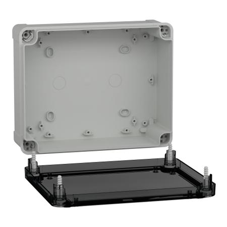 NSYTBS24198T Schneider Electric NSYTBS, Plastic General Purpose Enclosure, IP66, Shielded, Flanged, 241 x 194 x 87mm